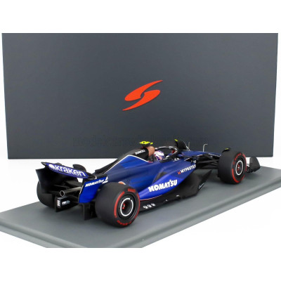 SPARK MODEL WILLIAMS F1  FW46 TEAM WILLIAMS RACING N 2 SEASON 2024 LOGAN SARGEANT - 2 TONE BLUE 1/18