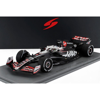 SPARK MODEL HAAS F1  FW24 TEAM MONEYGRAM HAAS N 27 SEASON 2024 NICO HULKENBERG - BLACK WHITE 1/18