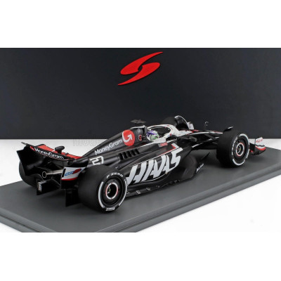 SPARK MODEL HAAS F1  FW24 TEAM MONEYGRAM HAAS N 27 SEASON 2024 NICO HULKENBERG - BLACK WHITE 1/18
