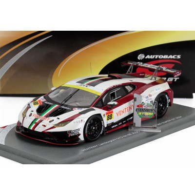 SPARK MODEL LAMBORGHINI LAMBORGHINI GT3 TEAM JLOC N 88 CHAMPION WITH PIT BOARD GT300 CLASS SUPER GT 2024 TAKASHI KOGURE - YUYA M