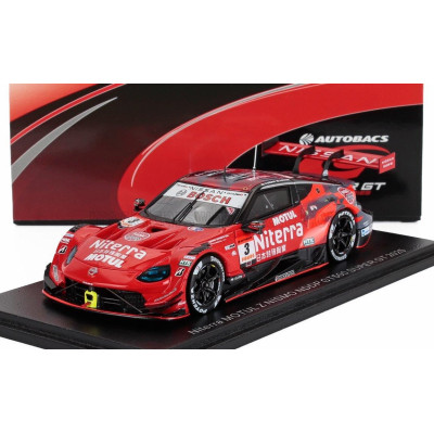 SPARK MODEL NISSAN Z NISMO TEAM NDDP N 3 GT500 CLASS SUPER GT 2025 DAIKI SASAKI - ATSUSHI MIYAKE - RED 1/43