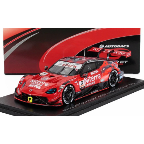 SPARK MODEL NISSAN Z NISMO TEAM NDDP N 3 GT500 CLASS SUPER GT 2025 DAIKI SASAKI - ATSUSHI MIYAKE - RED 1/43