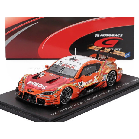 SPARK MODEL TOYOTA GR SUPRA TEAM ENEOS ROOKIE N 14 GT500 CLASS SUPER GT 2025 KAZUYA OSHIMA - NIREI FUKUZUMI - ORANGE RED WHITE 1