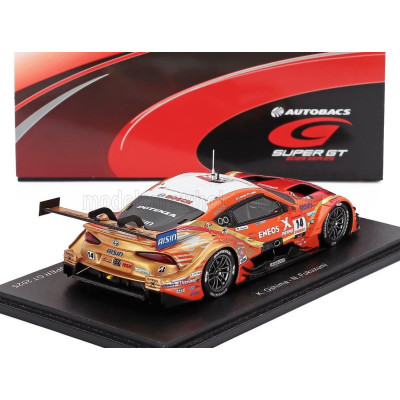 SPARK MODEL TOYOTA GR SUPRA TEAM ENEOS ROOKIE N 14 GT500 CLASS SUPER GT 2025 KAZUYA OSHIMA - NIREI FUKUZUMI - ORANGE RED WHITE 1