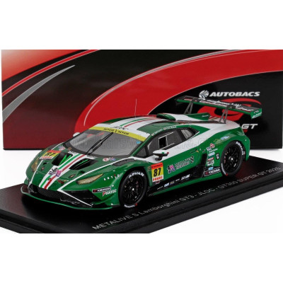 SPARK MODEL LAMBORGHINI HURACAN GT3 EVO 2 5.2L V10 TEAM JLOC N 87 GT300 CLASS SUPER GT 2025 KOSUKE MATSUURA - NATSU SAKAGUCHI -