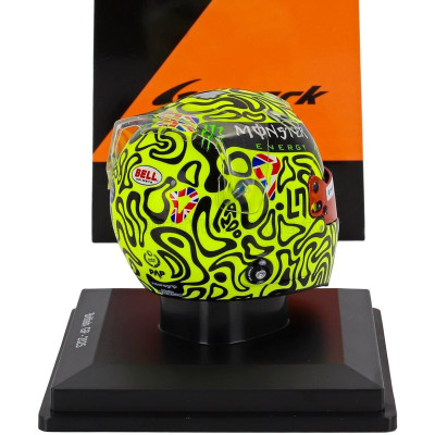 SPARK MODEL BELL HELMET CASCO HELMET F1 LANDO NORRIS WORLD CHAMPION TEAM MCLAREN N 4 WINNER BRITISH GP 2025 - YELLOW BLACK 1/5