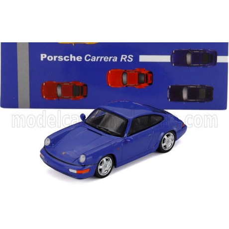 SPARK MODEL PORSCHE 911 964 3.6 RS COUPE 1992 - BLUE 1/64