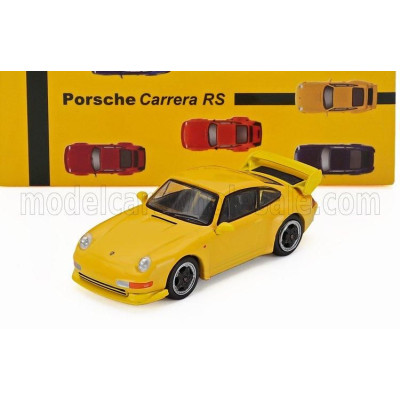 SPARK MODEL PORSCHE 911 993 RS CLUBSPORT COUPE 1995 - YELLOW 1/64