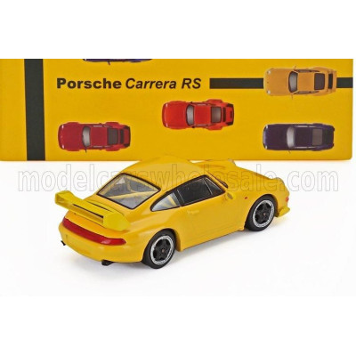 SPARK MODEL PORSCHE 911 993 RS CLUBSPORT COUPE 1995 - YELLOW 1/64