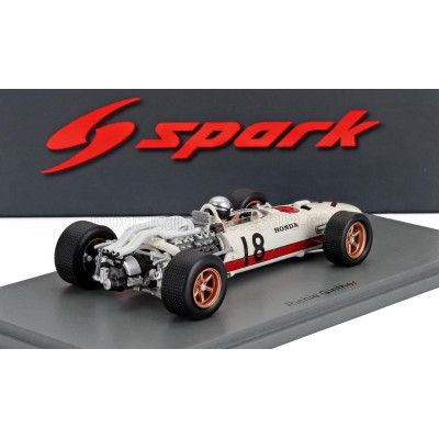 SPARK MODEL HONDA F1  RA273 N 18 ITALY GP 1966 RICHIE GINTHER - WHITE RED 1/43