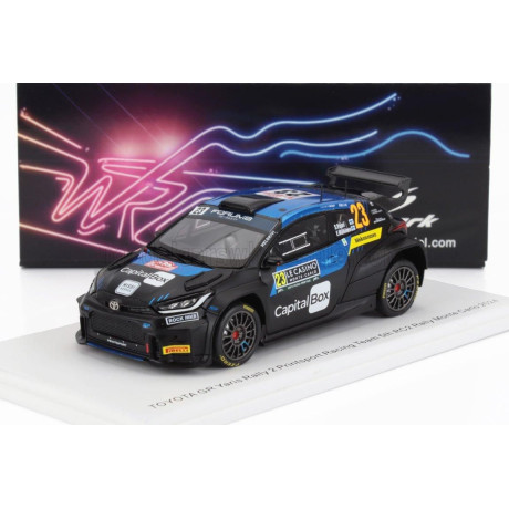 SPARK MODEL TOYOTA YARIS GR RALLY2 TEAM PRINTSPORT RACING N 23 5th RC2 RALLY MONTECARLO 2024 SAMI PAJARI - ENNI MALKONEN - MATT