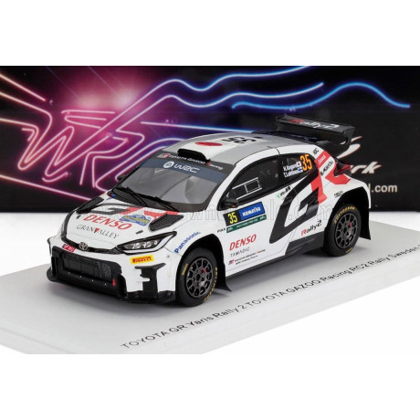 SPARK MODEL TOYOTA YARIS GR RALLY2 TEAM TOYOTA GAZOO RACING N 35 RC2 RALLY SWEDEN 2024 HIKARU KOGURE - TOPI MATIAS LUHTINEN - WH