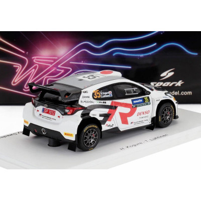 SPARK MODEL TOYOTA YARIS GR RALLY2 TEAM TOYOTA GAZOO RACING N 35 RC2 RALLY SWEDEN 2024 HIKARU KOGURE - TOPI MATIAS LUHTINEN - WH