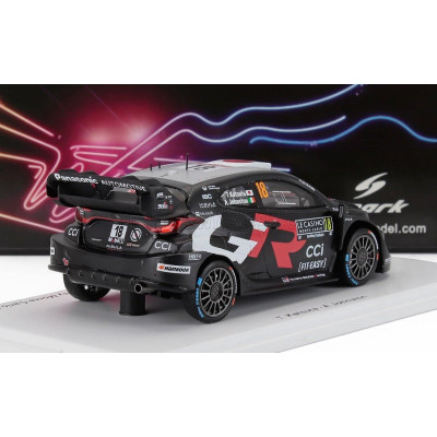 SPARK MODEL TOYOTA YARIS GR RALLY1 HYBRID TEAM TOYOTA GAZOO RACING WRT N 18 RALLY MONTECARLO 2025 TAKAMOTO KATSUTA - AARON JOHNS