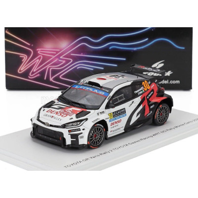 SPARK MODEL TOYOTA YARIS GR RALLY2 HYBRID TEAM TOYOTA GAZOO RACING WRT NG (night version) N 30 RALLY MONTECARLO 2025 YUKI YAMAMO
