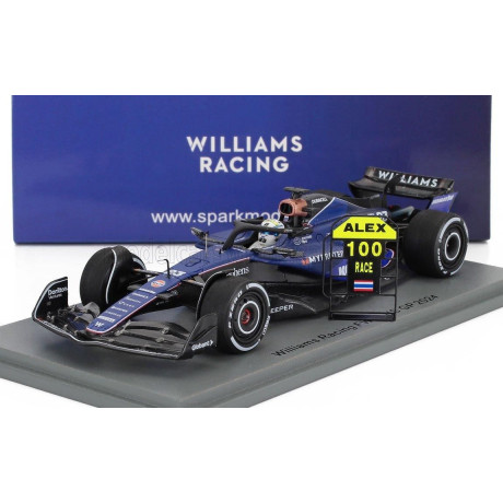 SPARK MODEL WILLIAMS F1  FW46 TEAM WILLIAMS RACING N 23 USA GP 2024 ALEX ALBON - 2 TONE BLUE 1/43