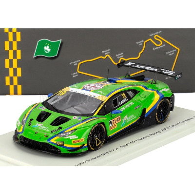 SPARK MODEL LAMBORGHINI HURACAN GT3 EVO2 TEAM SJM VSR THELDORE RACING N 19 FIA GT WORLD CUP MACAU 2024 MATTEO CAIROLI - GREEN YE