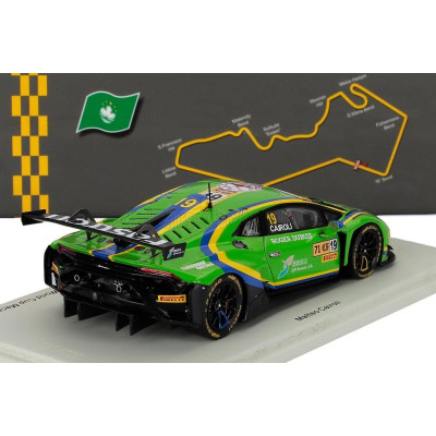 SPARK MODEL LAMBORGHINI HURACAN GT3 EVO2 TEAM SJM VSR THELDORE RACING N 19 FIA GT WORLD CUP MACAU 2024 MATTEO CAIROLI - GREEN YE