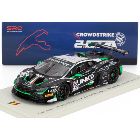 SPARK MODEL LAMBORGHINI HURACAN GT3 EVO2 5.2L V10 TEAM BARWELL MOTORSPORT N 72 3rd BRONZE CLASS 24h SPA 2024 MATTIA MICHELOTTO -