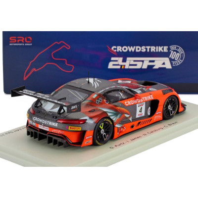 SPARK MODEL MERCEDES BENZ AMG GT3 EVO 6.2L V8 TEAM CROWDSTRIKE RILEY N 4 WINNER PRO-AM CLASS 24h SPA 2024 GEORGE KURTZ - IAN JAM