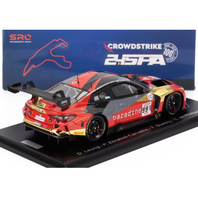 SPARK MODEL BMW 4-SERIES M4 GT3 3.0L TURBO TEAM CENTURY MOTORSPORT N 991 24h SPA 2024 DARREN LEUNG - PEDRO EBRAHIM CARVALHO - TO