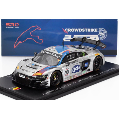 SPARK MODEL AUDI R8 LMS GT3 EVO II 5.2L V10 TEAM SAINTELOC RACING N 26 24h SPA 2024 ALBAN VARUTTI - GILLES STADSBADER - IVAN KLY