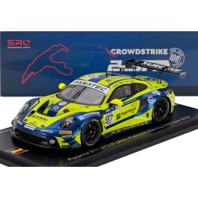 SPARK MODEL PORSCHE 911 992 GT3 R 4.2L TEAM RUTRONIK RACING N 97 24h SPA 2024 DUSTIN BLATTNER - RICHARD ROBICHON - DENNIS MARSCH