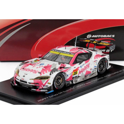 SPARK MODEL TOYOTA GR SUPRA TEAM HOPPY SCHATZ N 25 GT300 CLASS SUPER GT 2024 TOGO SUGUNAMI - TAKAMITSU MATSUI - KIMIYA SATO - WH