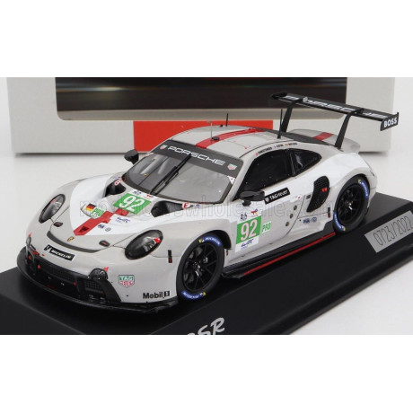 SPARK MODEL PORSCHE 911 991-2 RSR-19 4.2L TEAM PORSCHE GT N 92 24h LE MANS 2022 MICHAEL CHRISTENSEN - KEVIN ESTRE - LAURENS VANT