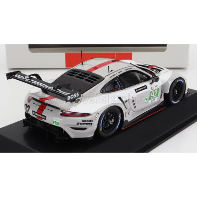 SPARK MODEL PORSCHE 911 991-2 RSR-19 4.2L TEAM PORSCHE GT N 92 24h LE MANS 2022 MICHAEL CHRISTENSEN - KEVIN ESTRE - LAURENS VANT