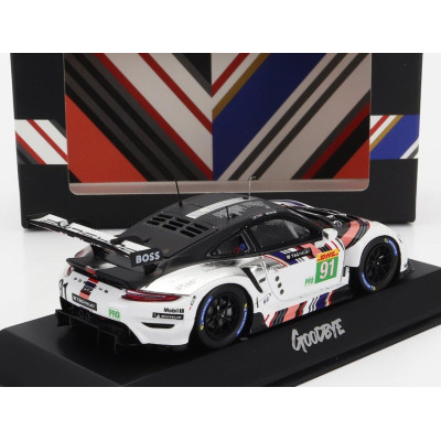 SPARK MODEL PORSCHE 911 RSR-19 GOODBYE TEAM PORSCHE GT N 91 LAST RACE WEC 8h BAHRAIN 2022 GIANMARIA BRUNI - RICHARD LIETZ - WHIT