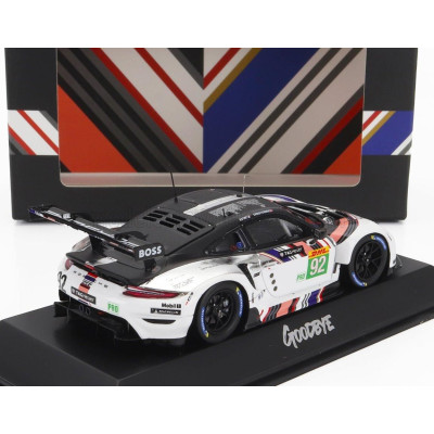 SPARK MODEL PORSCHE 911 RSR-19 GOODBYE TEAM PORSCHE GT N 92 LAST RACE WEC 8h BAHRAIN 2022 KEVIN ESTRE - MICHAEL CHRISTENSEN - WH