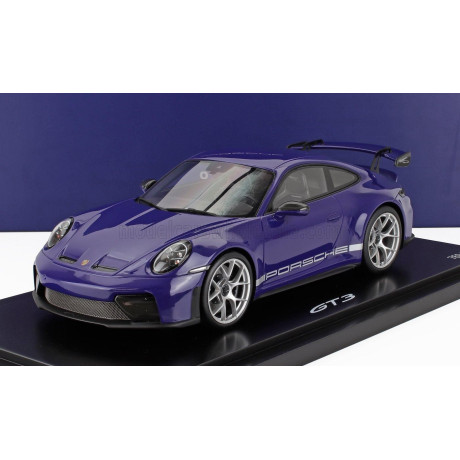 SPARK MODEL PORSCHE 911 992-2 GT3 COUPE 2024 - CON VETRINA - WITH SHOWCASE - ULTRAVIOLET 1/18