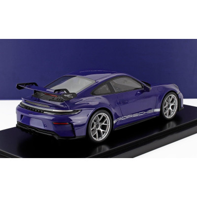 SPARK MODEL PORSCHE 911 992-2 GT3 COUPE 2024 - CON VETRINA - WITH SHOWCASE - ULTRAVIOLET 1/18