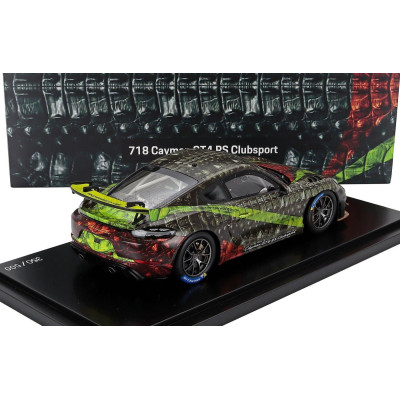 SPARK MODEL PORSCHE 718 (982) CAYMAN GT4 RS CLUBSPORT 2023 - CON VETRINA - WITH SHOWCASE - VARIOUS 1/18