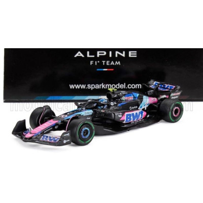 SPARK MODEL ALPINE F1  A524 TEAM BWT ALPINE N 10 3rd BRAZILIAN GP 2024 PIERRE GASLY - BLACK BLUE PINK 1/64