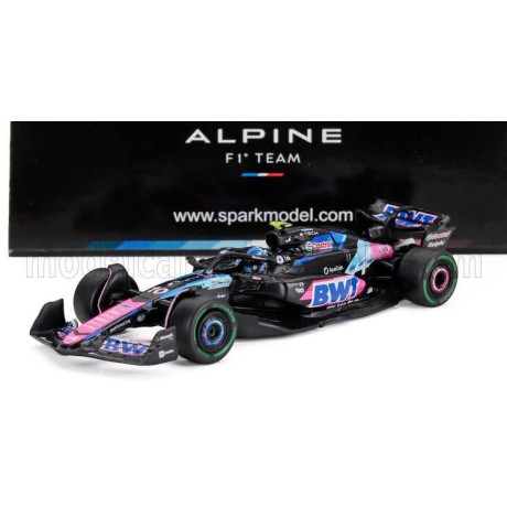 SPARK MODEL ALPINE F1  A524 TEAM BWT ALPINE N 10 3rd BRAZILIAN GP 2024 PIERRE GASLY - BLACK BLUE PINK 1/64