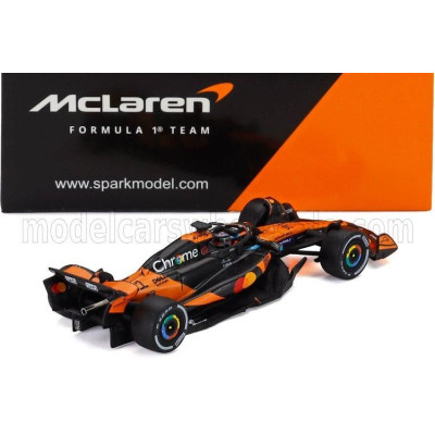 SPARK MODEL McLAREN F1  MCL39 TEAM MCLAREN N 81 WINNER CHINA GP 2025 OSCAR PIASTRI - ORANGE BLACK 1/64