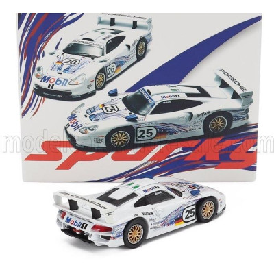 SPARK MODEL PORSCHE SET 2X 911 3.2L GT1 EVO TEAM PORSCHE AG N 25 24h LE MANS 1997 HANS JOACHIM STUCK - THIERRY BOUTSEN - BOB WOL