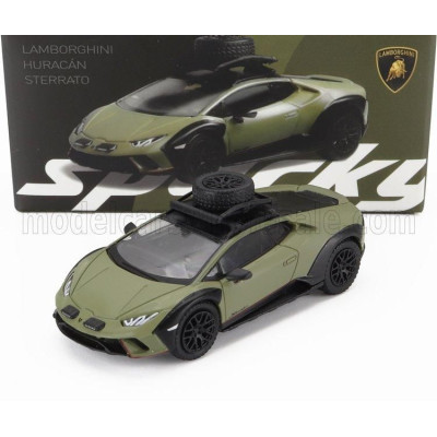 SPARK MODEL LAMBORGHINI HURACAN STERRATO 2022 - GREEN BLACK 1/64