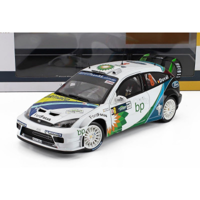 SUN STAR FORD ENGLAND FOCUS RS WRC 04 N 8 2nd RALLY DEUTSCHLAND 2004 FRANCOIS DUVAL - STEPHANE PREVOT - WHITE 1/18
