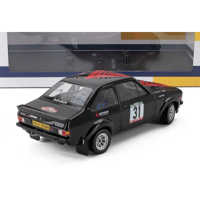 SUN STAR FORD ENGLAND ESCORT MKII RS1800 N 31 RALLY PORTUGAL 1981 KENJIRO SHINOZUKA - BRYAN HARRIS - BLACK 1/18