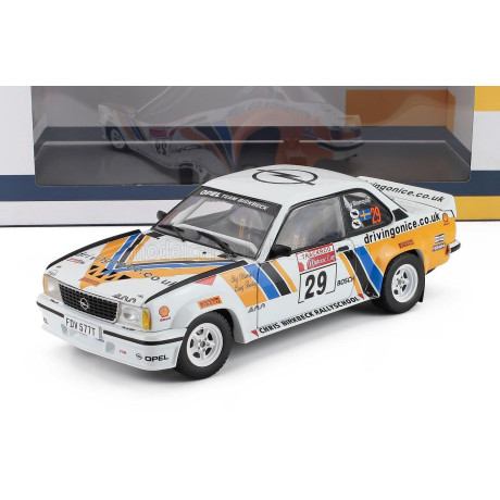 SUN STAR OPEL ASCONA 400 RALLY N 29 RALLY TRACKROD HISTORIC CUP 2016 STIG BLOMQVIST - THORLEY CRAIG - WHITE 1/18