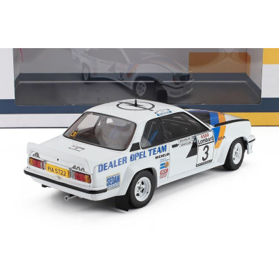 SUN STAR OPEL ASCONA 400 RALLY N 3 3rd RALLY ESSO LOMBARD RSAC SCOTTISH 1980 ANDERS KULLANG - BRUNO BERGLUND - WHITE 1/18