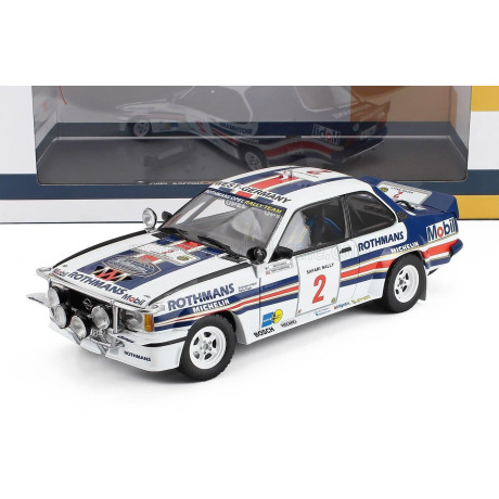 SUN STAR OPEL ASCONA 400 TEAM ROTHMANS N 2 WINNER RALLY SAFARY 1983 ARI VATANEN - THIERRY HARRYMAN - WHITE 1/18
