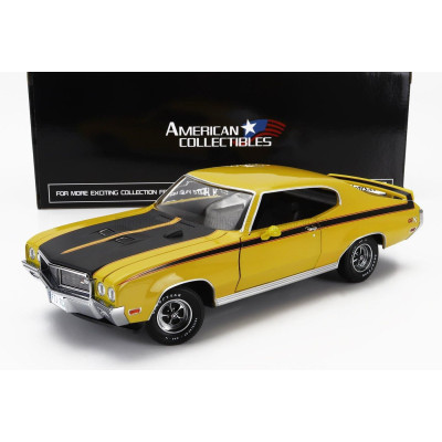 SUN STAR BUICK GSX COUPE 1970 - YELLOW BLACK 1/18