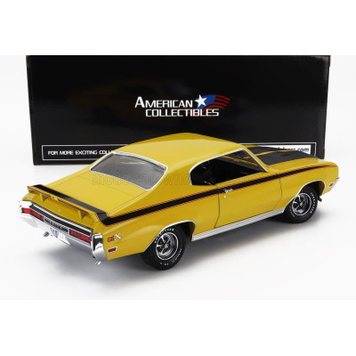 SUN STAR BUICK GSX COUPE 1970 - YELLOW BLACK 1/18