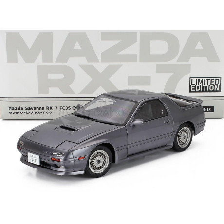 SUN STAR MAZDA RX-7 (FD3RS) SAVANNA INFINI COUPE (FC3S) 2006 - GREY MET 1/18