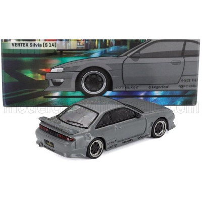 TARMAC NISSAN SILVIA (s14) VERTEX 1197 - SILVER 1/64