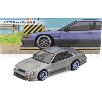 TARMAC NISSAN SILVIA (s13) VERTEX 1989 - BLUE GREY 1/64